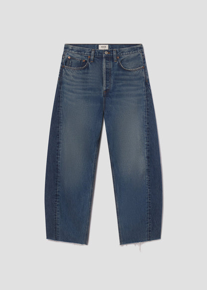 Women Luna High Rise Pieced Taper in Split - Agolde