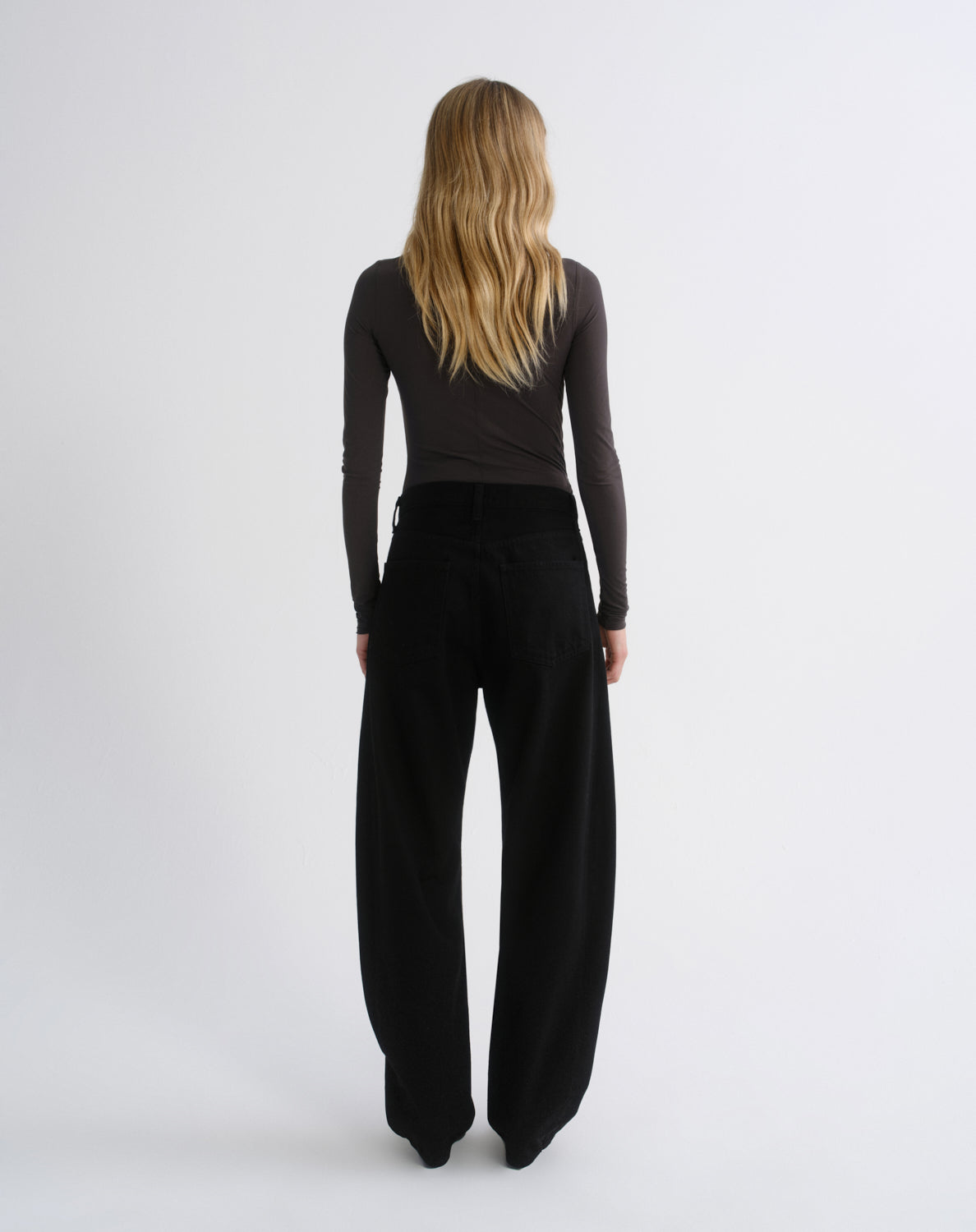 Women Luna High Rise Pieced Taper (Weightless) in Cover - Agolde