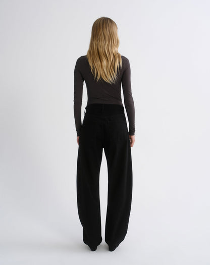 Women Luna High Rise Pieced Taper (Weightless) in Cover - Agolde
