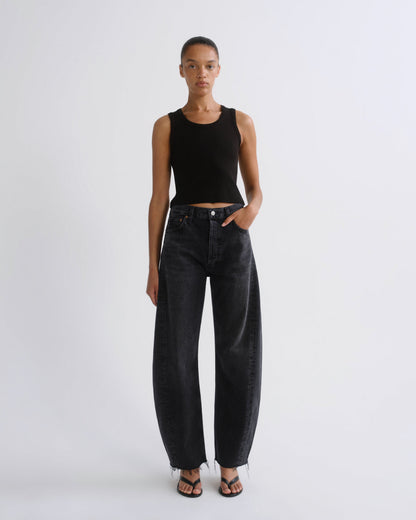 Women Luna High Rise Pieced Taper (Weightless) in Posses - Agolde