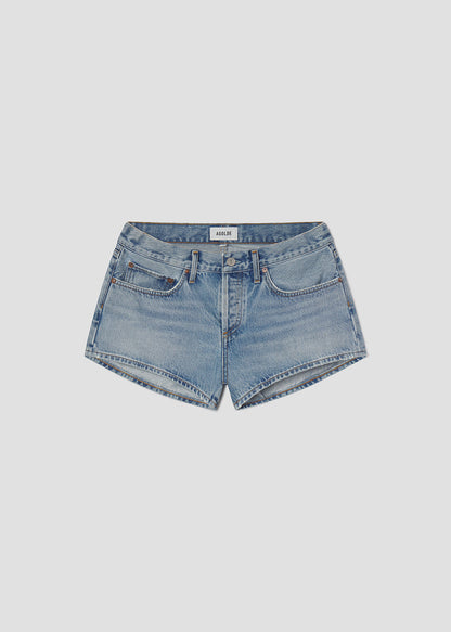 Women Low Rise Parker Short in Replica - Agolde