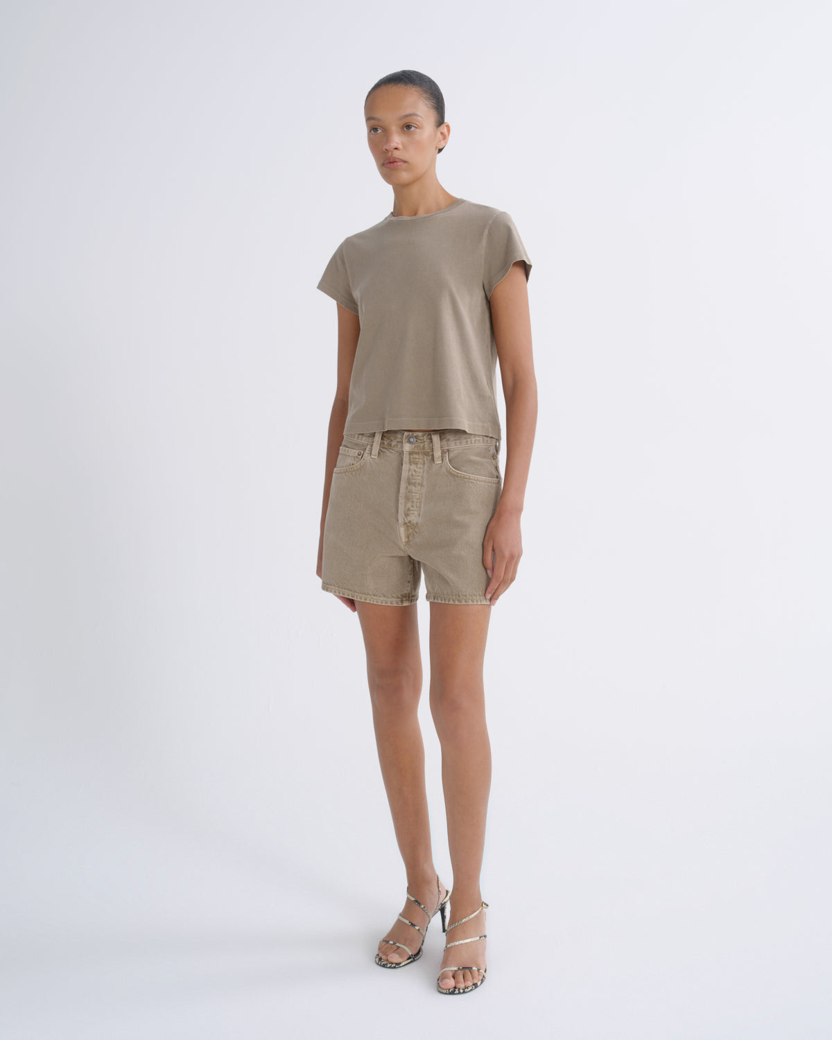 Women Parker Long Short in Trail - Agolde