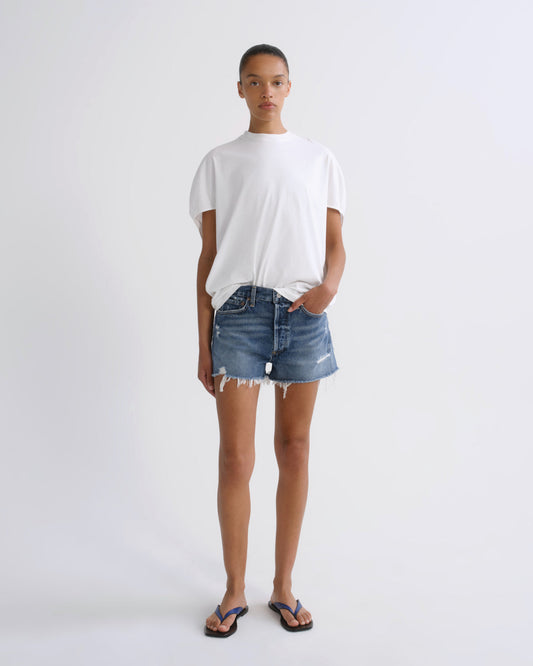 Women Parker Vintage Cut Off Short in Dark Swapmeet - Agolde