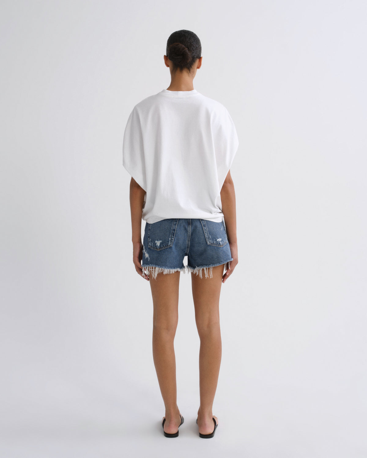 Women Parker Vintage Cut Off Short in Dark Swapmeet - Agolde