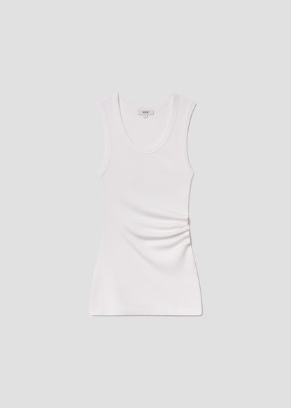 Women Twisted Poppy Tank in White - Agolde