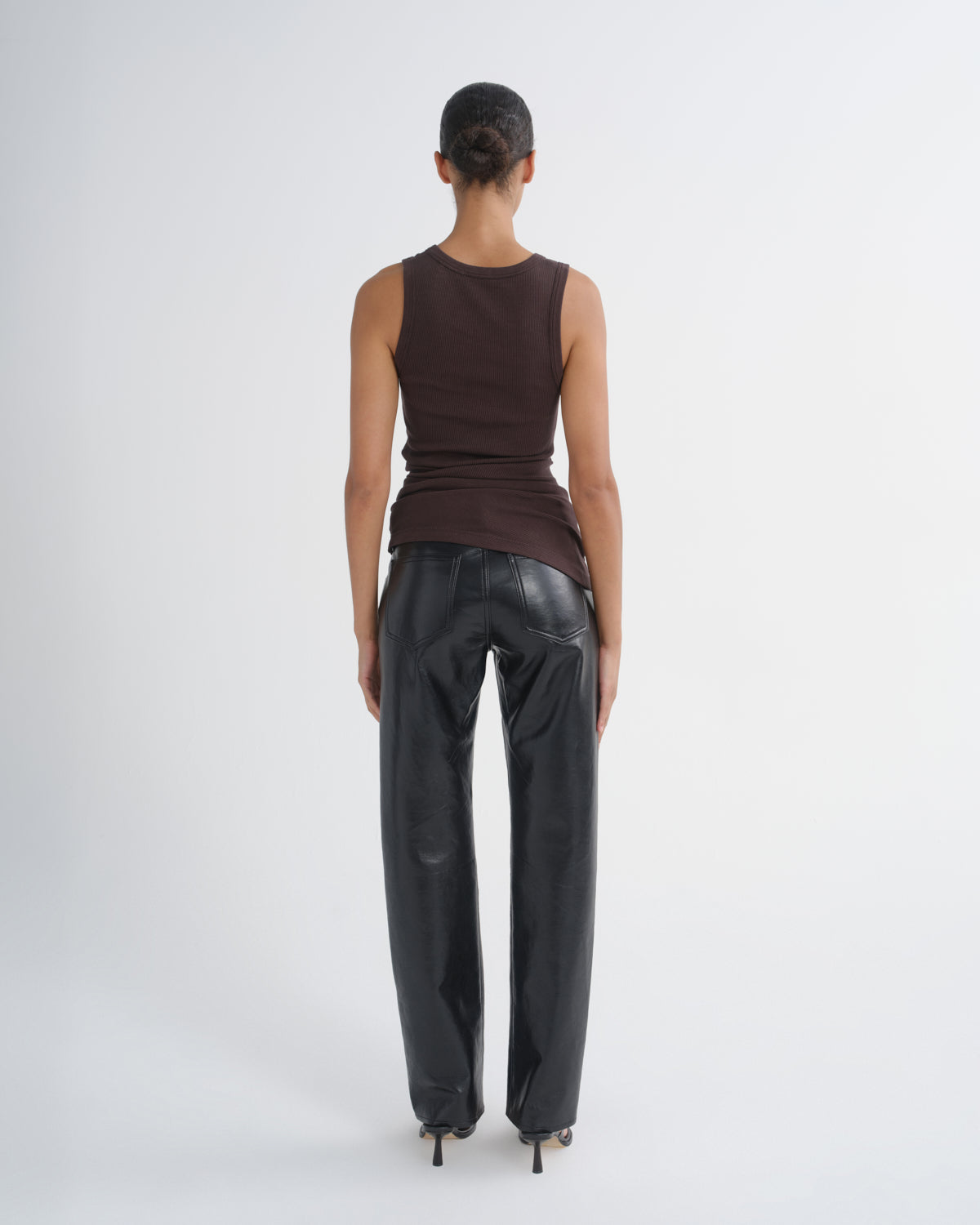 Women Twisted Poppy Tank in Tone - Agolde