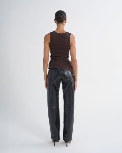 Women Twisted Poppy Tank in Tone - Agolde