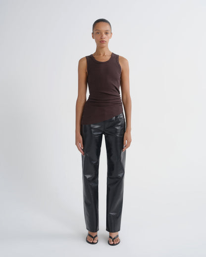 Women Twisted Poppy Tank in Tone - Agolde