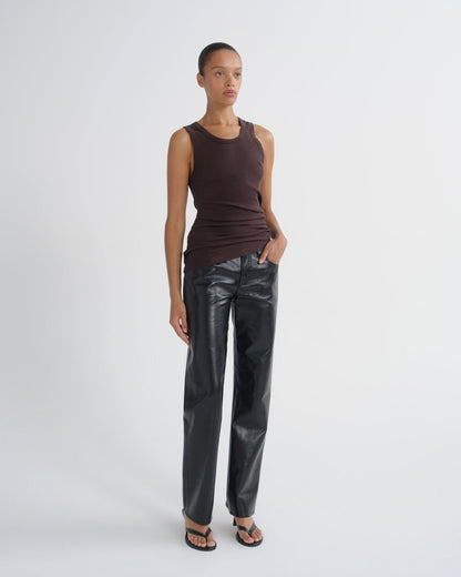 Women Twisted Poppy Tank in Tone - Agolde