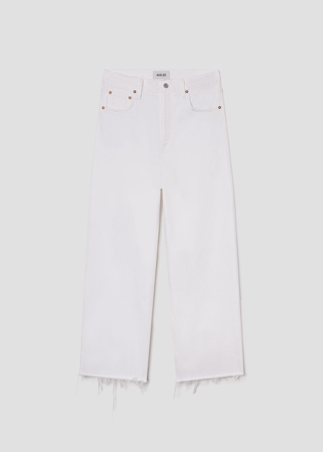 Women Ren High Rise Wide Leg in Marshmallow - Agolde