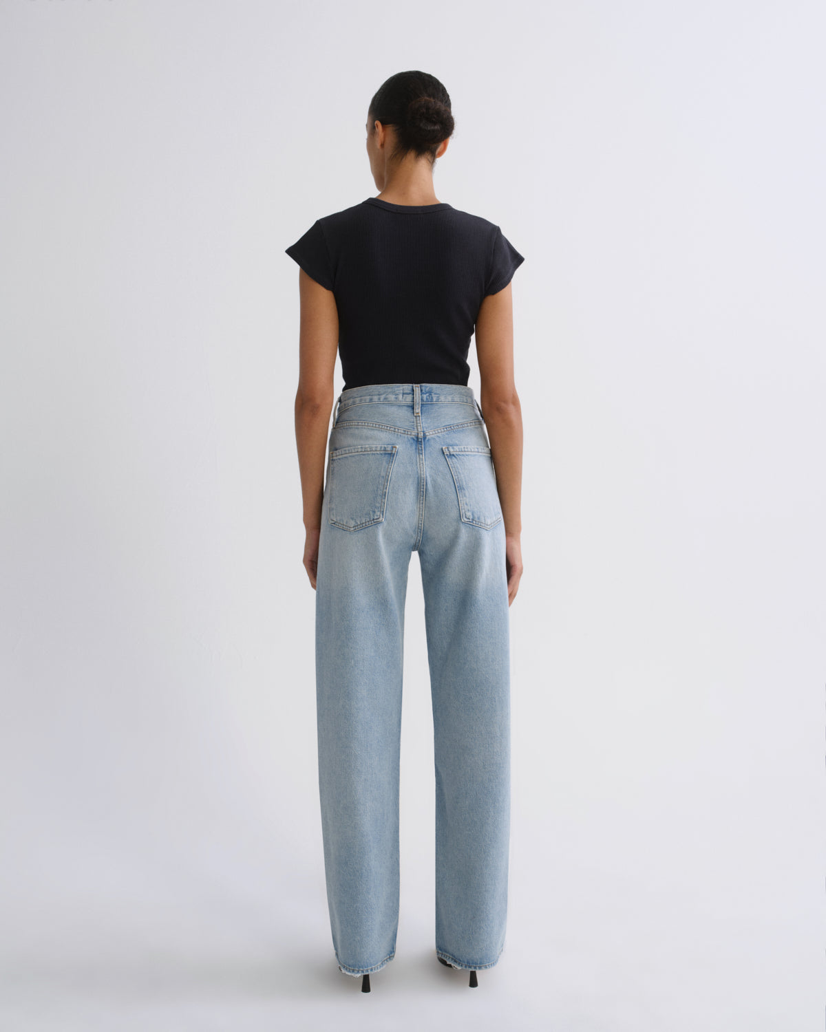 Women Ren High Rise Wide Leg 32 in Orten - Agolde