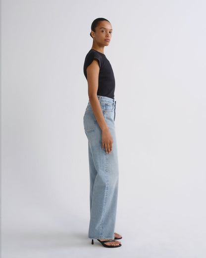 Women Ren High Rise Wide Leg 32 in Orten - Agolde