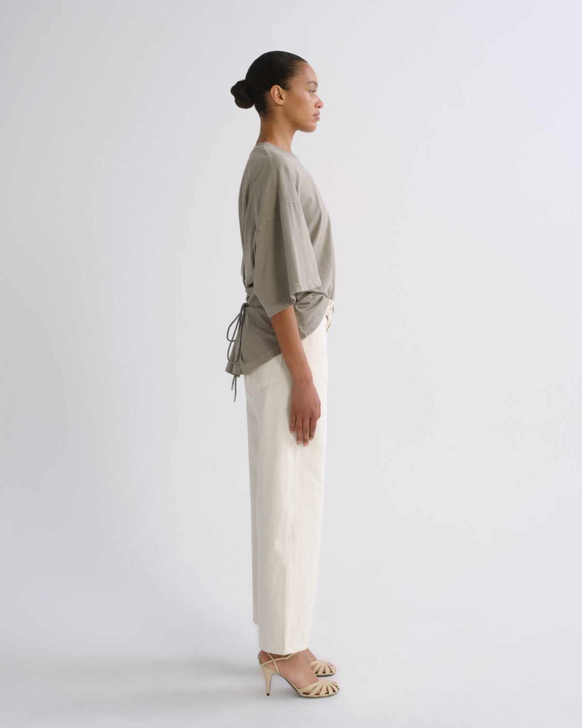 Women Ren Jean in Brown Rice - Agolde