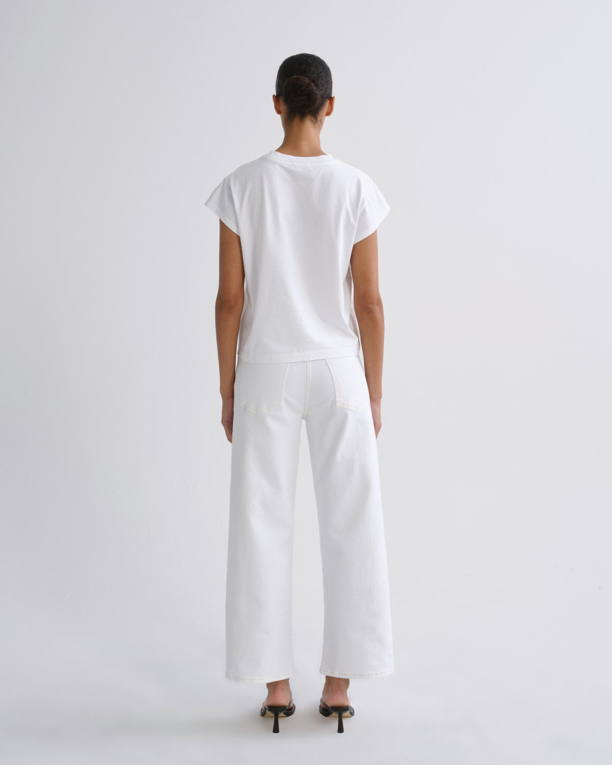 Women Ren Jean (Stretch) in White Wash - Agolde