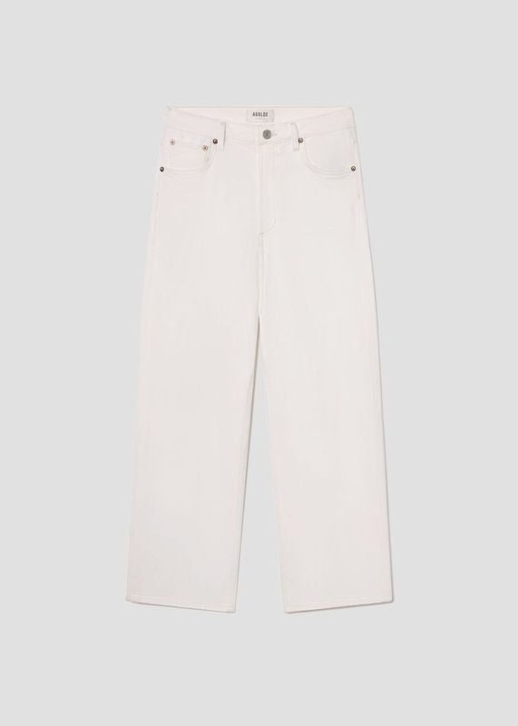 Women Ren Jean (Stretch) in White Wash - Agolde