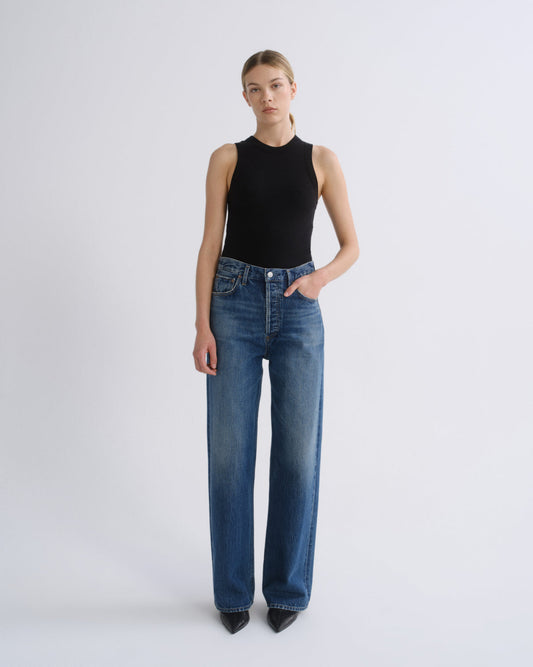 Women Ren High Rise Wide Leg Petite 25 in Chapter - Agolde