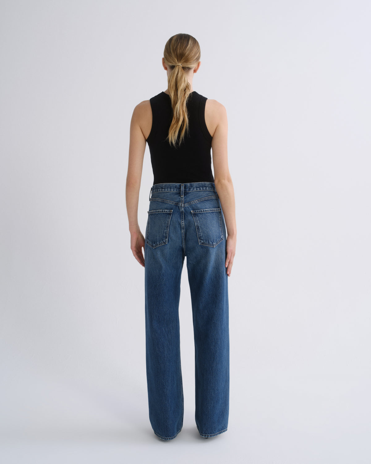 Women Ren High Rise Wide Leg Petite 25 in Chapter - Agolde