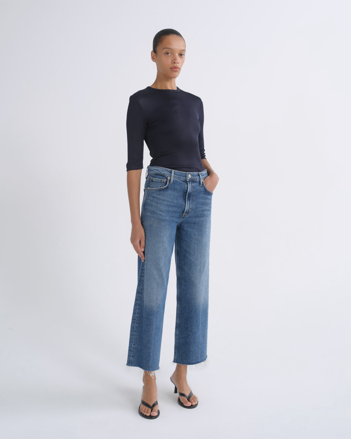 Women Ren Jean (Comfort Stretch) in Chord - Agolde