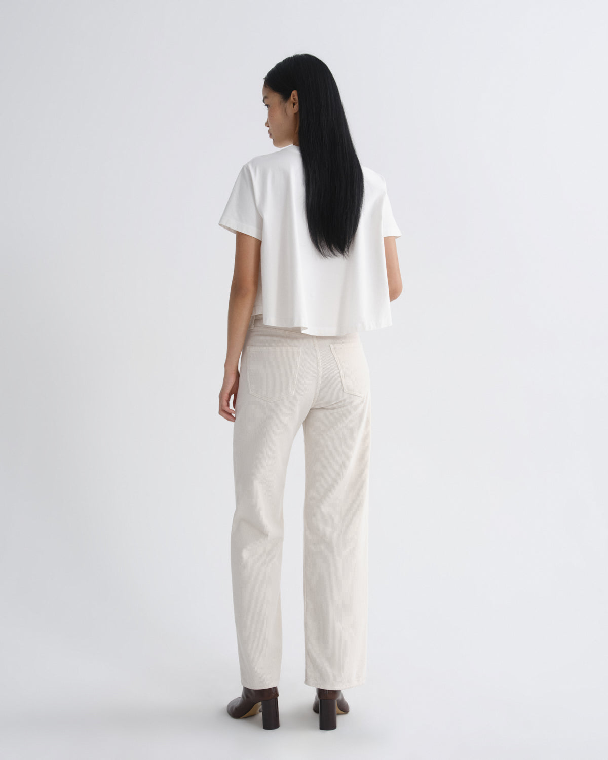 Women ren high rise wide leg 32 bone - Agolde
