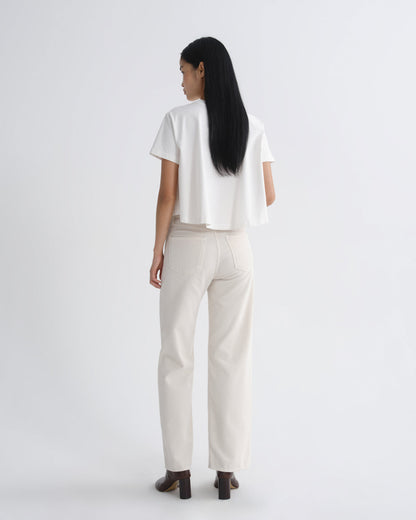 Women ren high rise wide leg 32 bone - Agolde