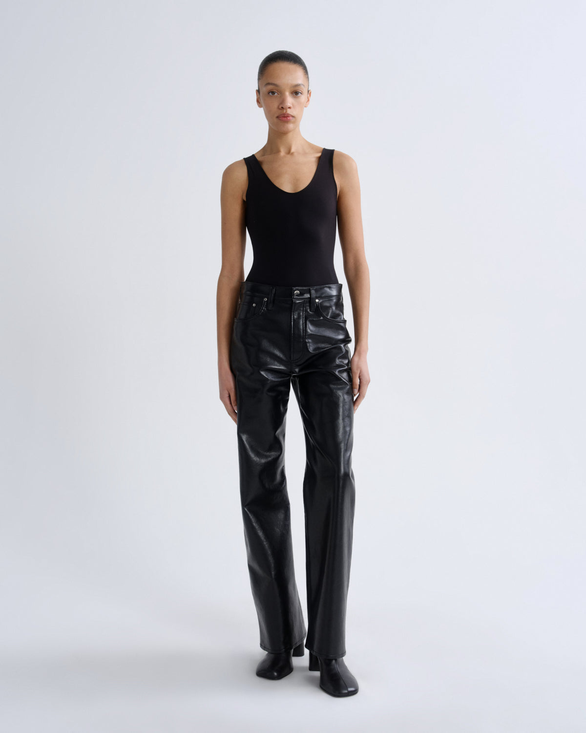 Women Tora Bodysuit in Black - Agolde