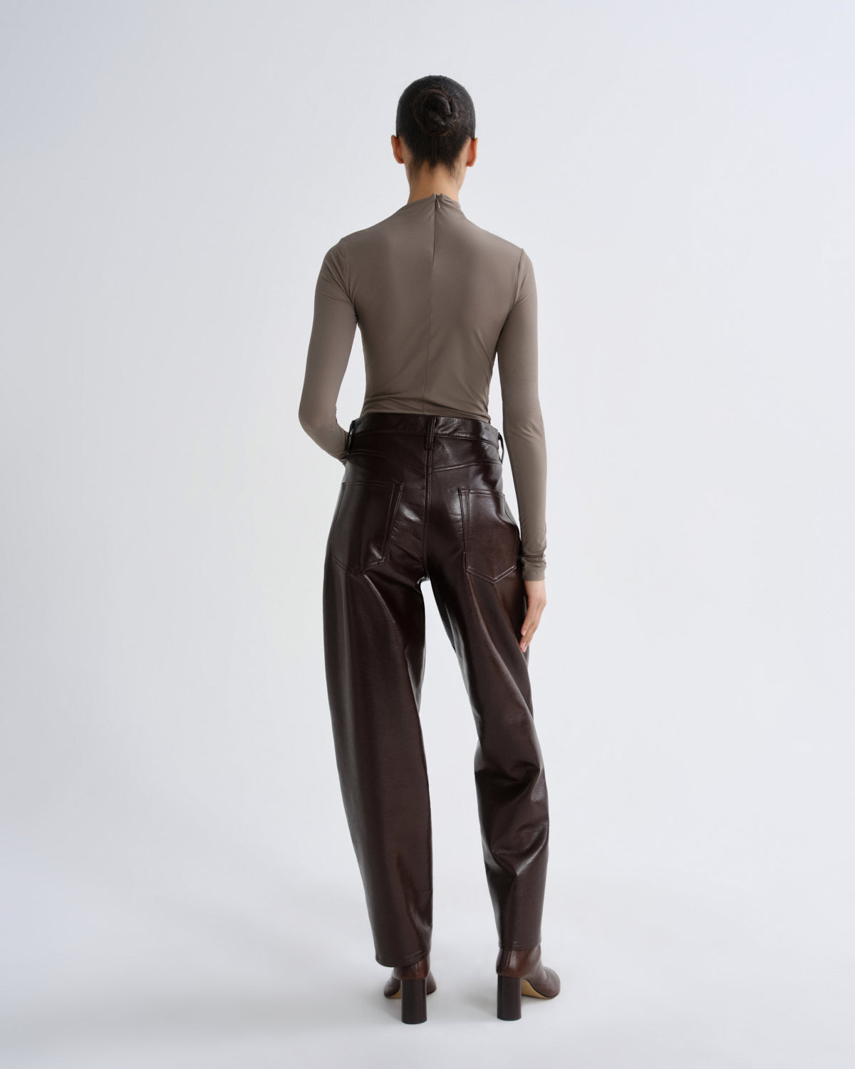 Women lupin bodysuit mink - Agolde