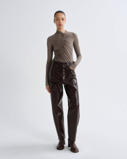 Women lupin bodysuit mink - Agolde
