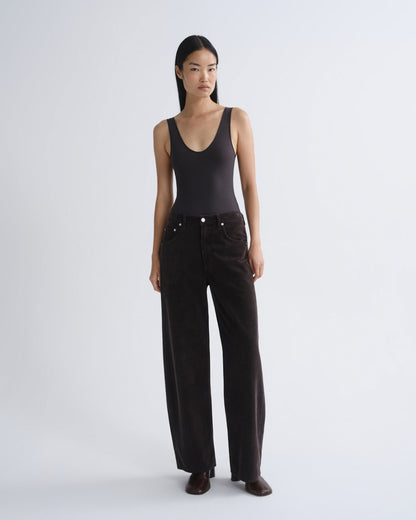 Women tora bodysuit carob - Agolde