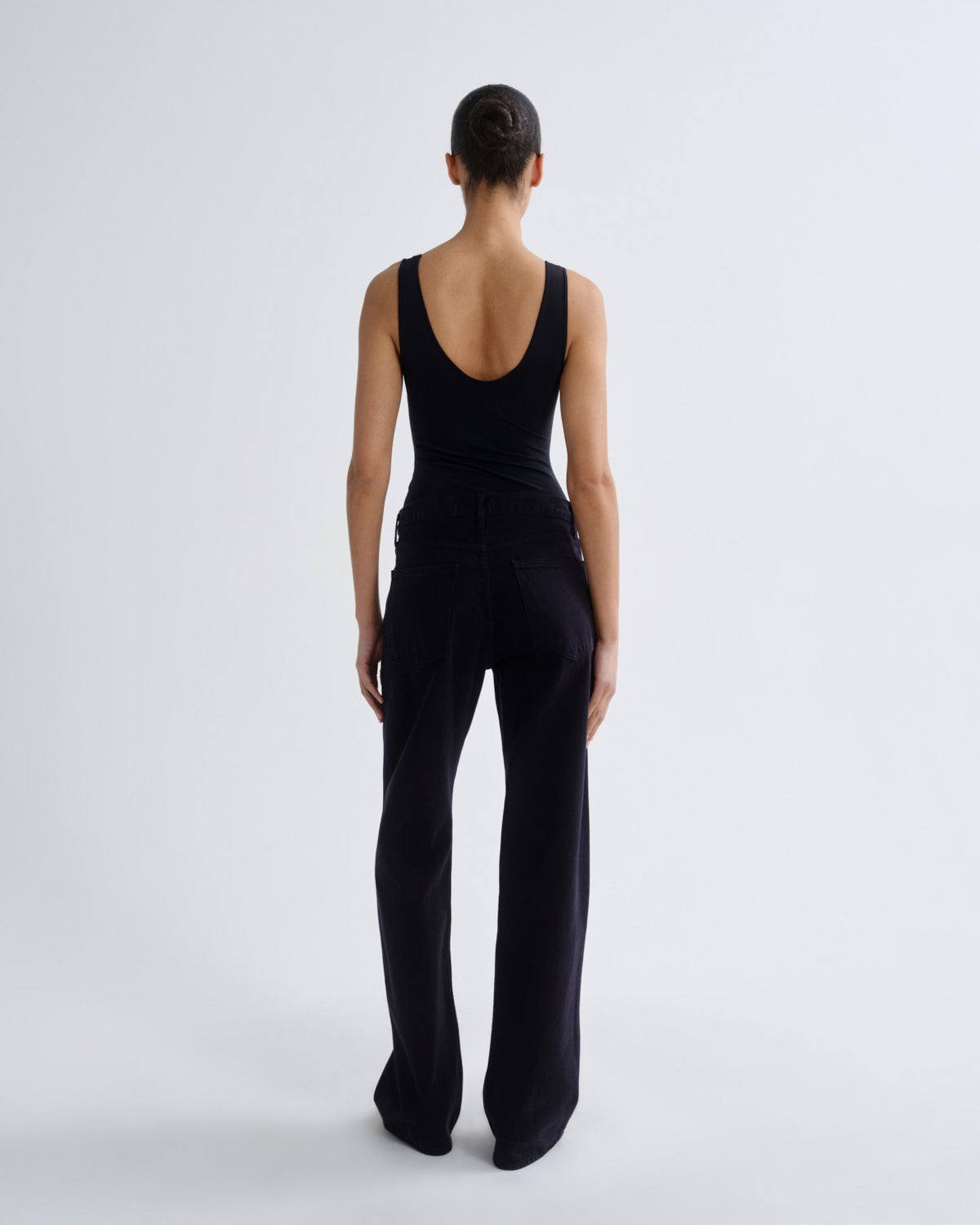 Women tora bodysuit navy - Agolde