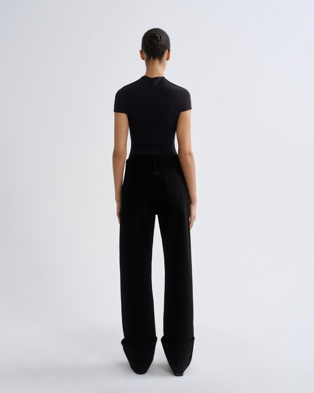Women olympia bodysuit black - Agolde