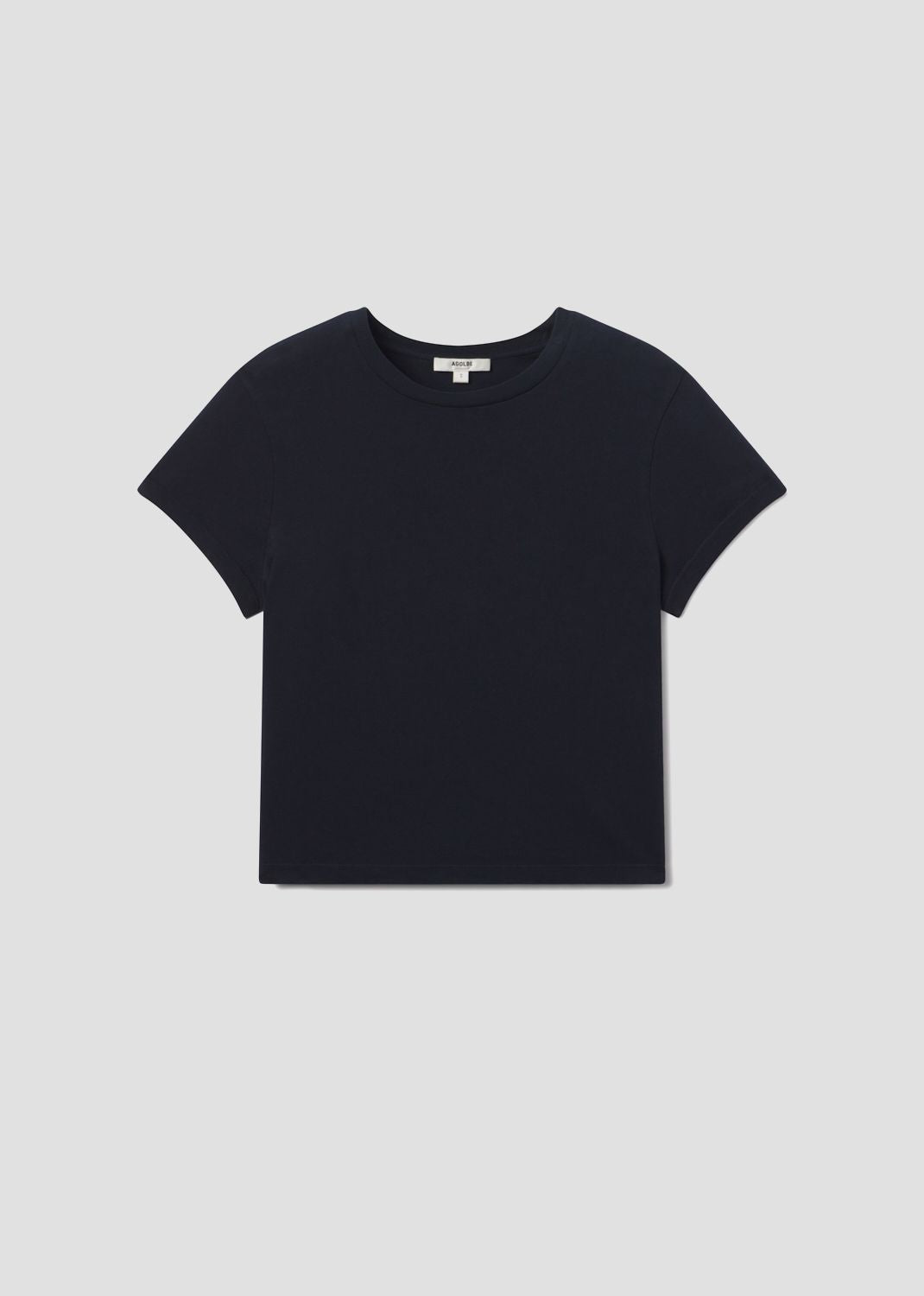Women Adine Shrunken Tee in Storm - Agolde