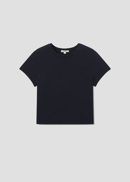 Women Adine Shrunken Tee in Storm - Agolde