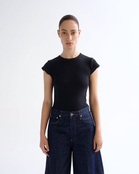 Women Edison Tee in Nocturne - Agolde