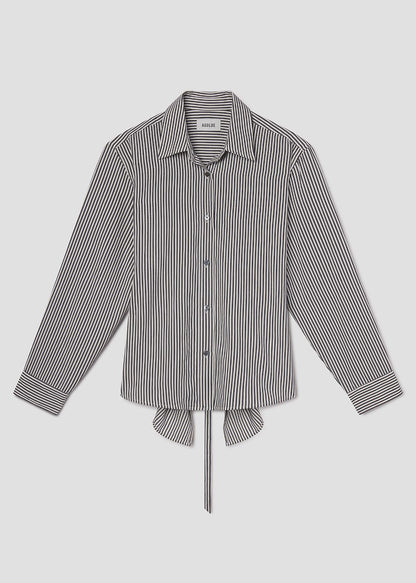 Women Theo Shirt in Solene Stripe - Agolde