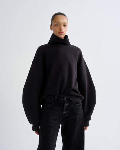 Women jenning sweatshirt washed black - Agolde