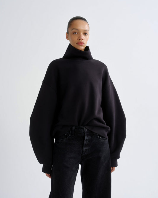 Women jenning sweatshirt washed black - Agolde