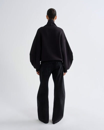 Women jenning sweatshirt washed black - Agolde