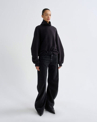 Women jenning sweatshirt washed black - Agolde