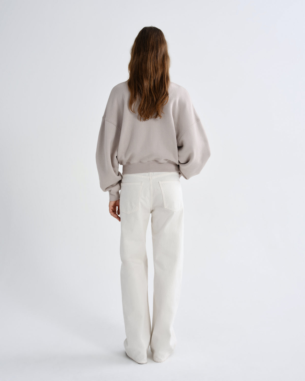 Women tess sweatshirt quartz - Agolde
