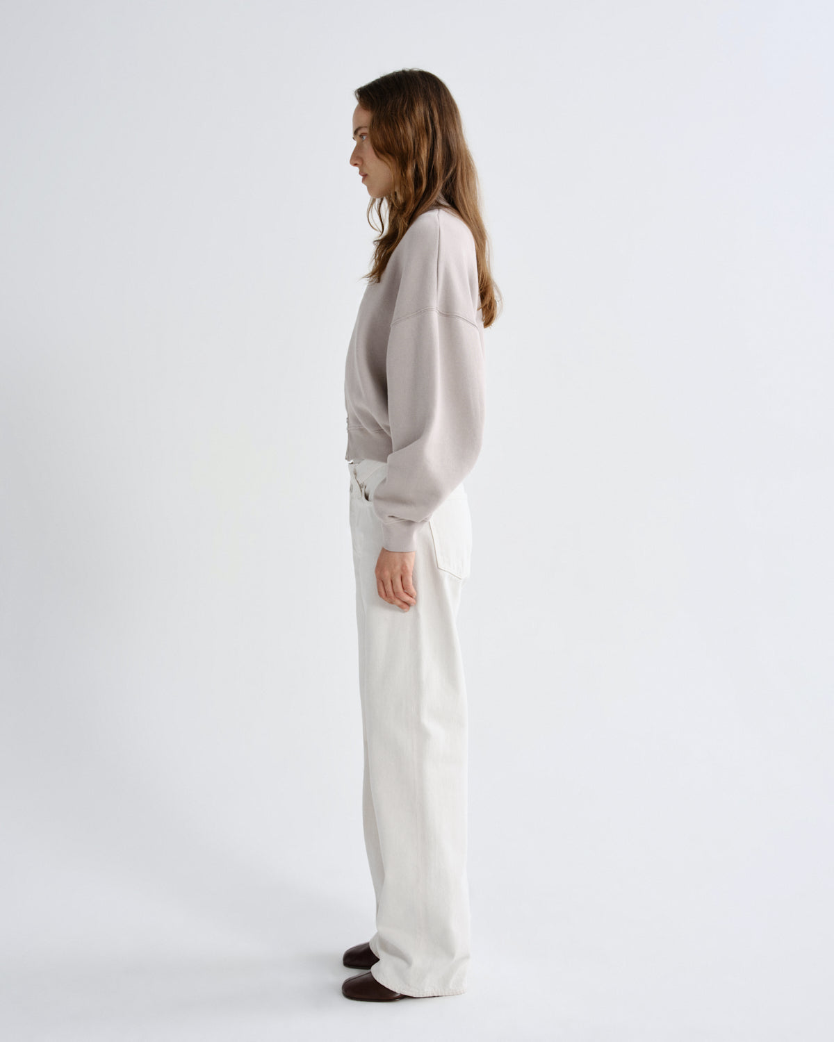 Women tess sweatshirt quartz - Agolde