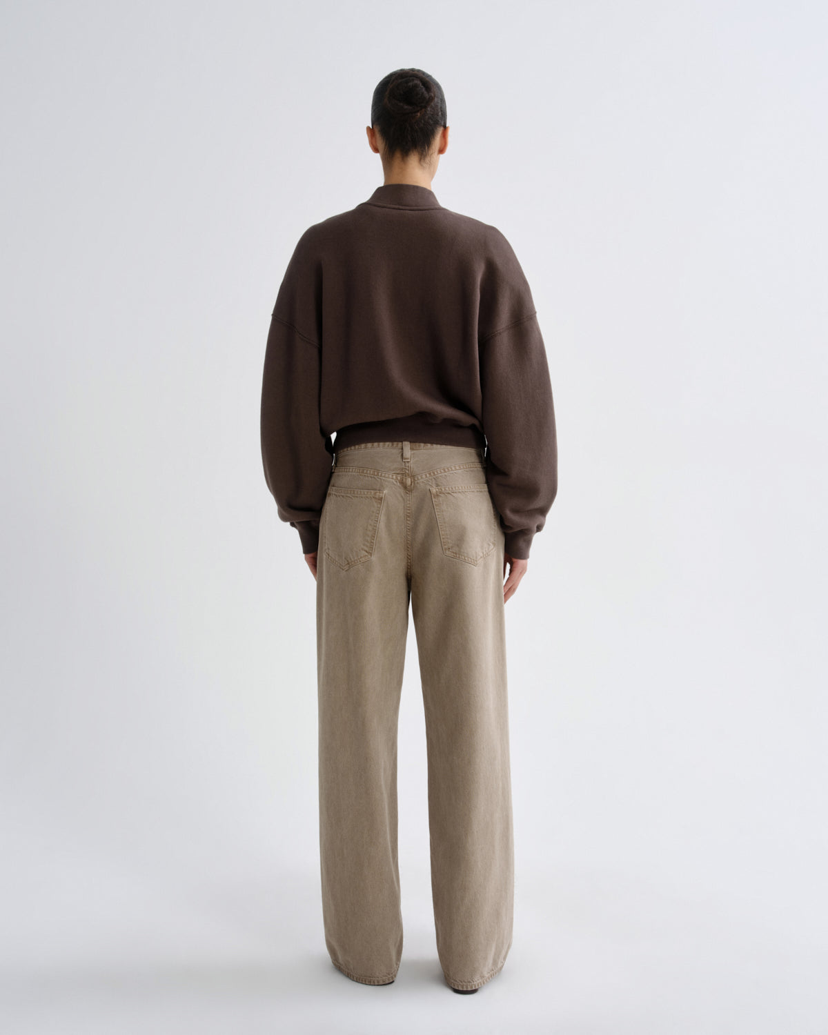 Women tess sweatshirt bracken - Agolde