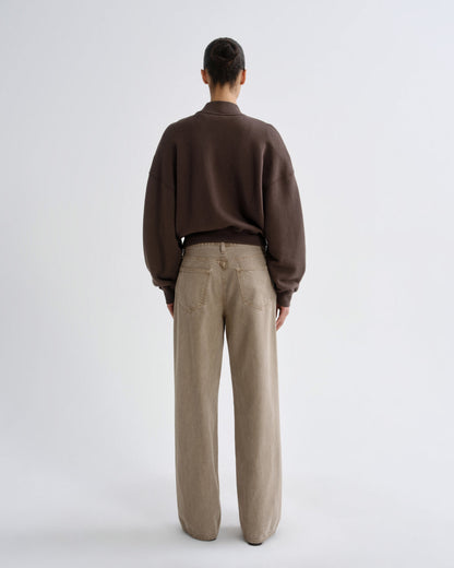 Women tess sweatshirt bracken - Agolde