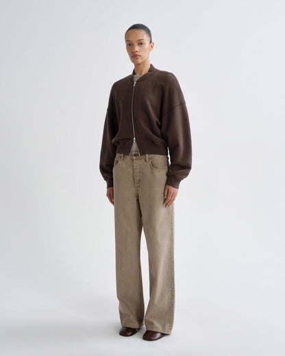 Women tess sweatshirt bracken - Agolde