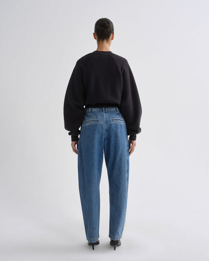 Women walsh sweatshirt washed black - Agolde