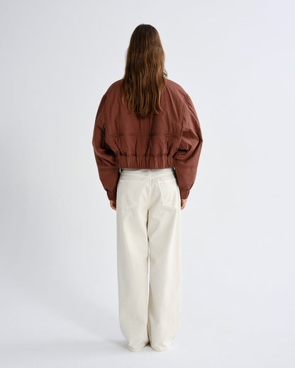Women leni bomber jacket palisander - Agolde