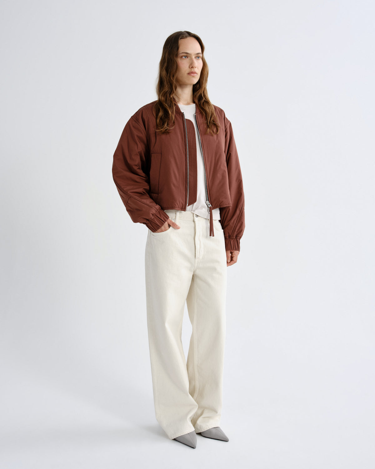 Women leni bomber jacket palisander - Agolde
