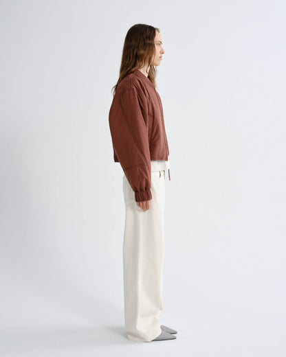 Women leni bomber jacket palisander - Agolde