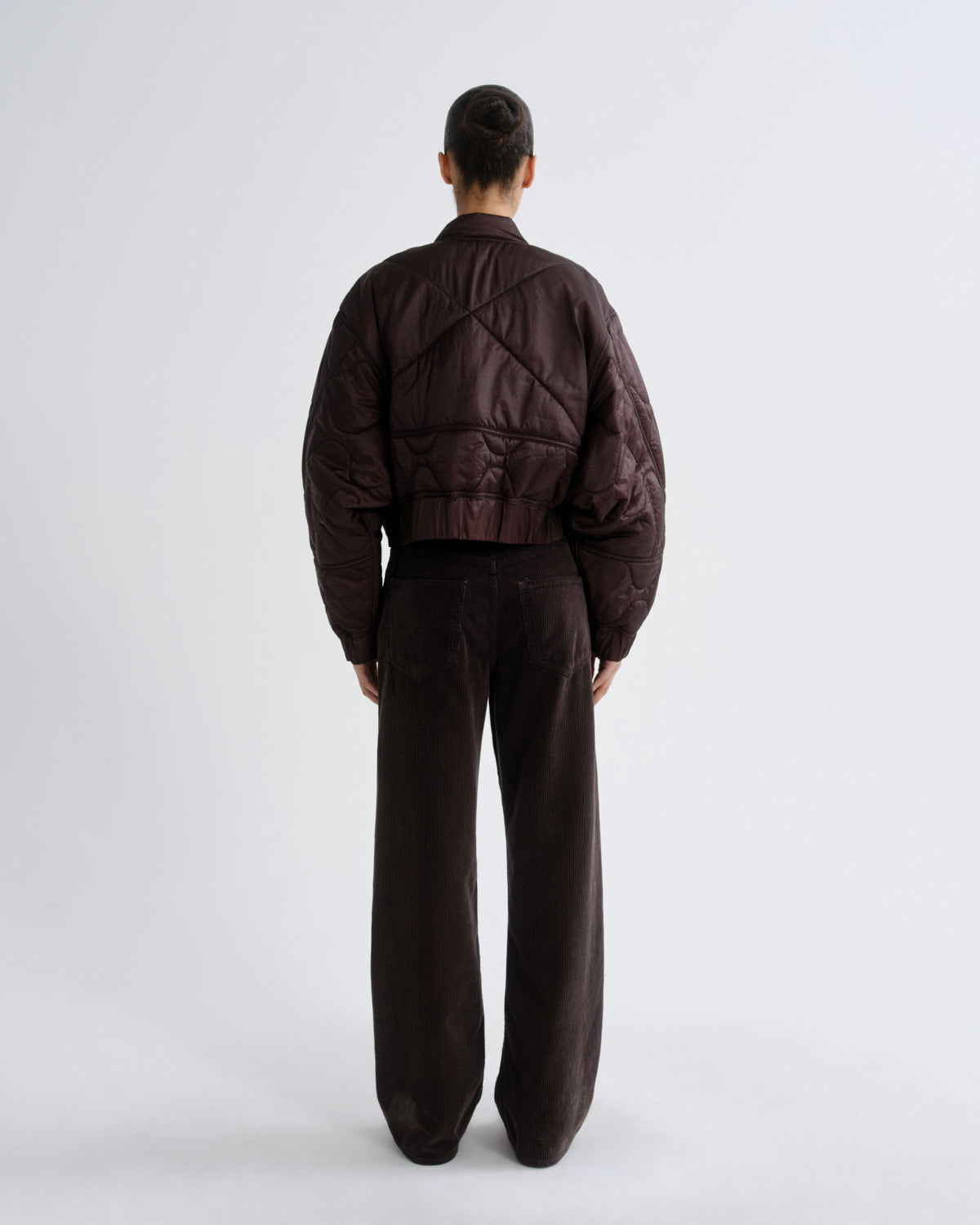 Women iona quilted jacket deep roast - Agolde