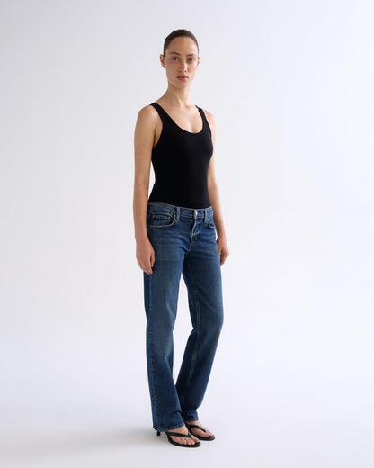 Women Low Rise Slim (Weightless Stretch) in Slick - Agolde