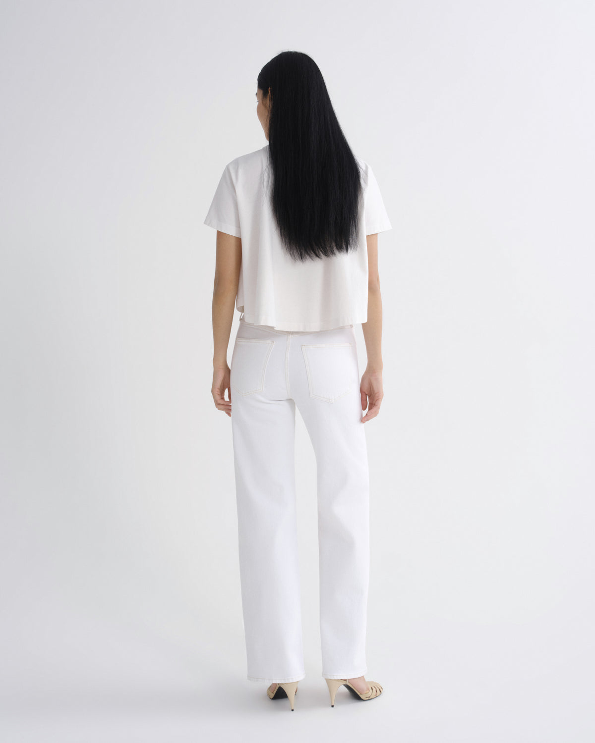 Women Harper Straight Jean (Comfort Stretch) in White Wash - Agolde